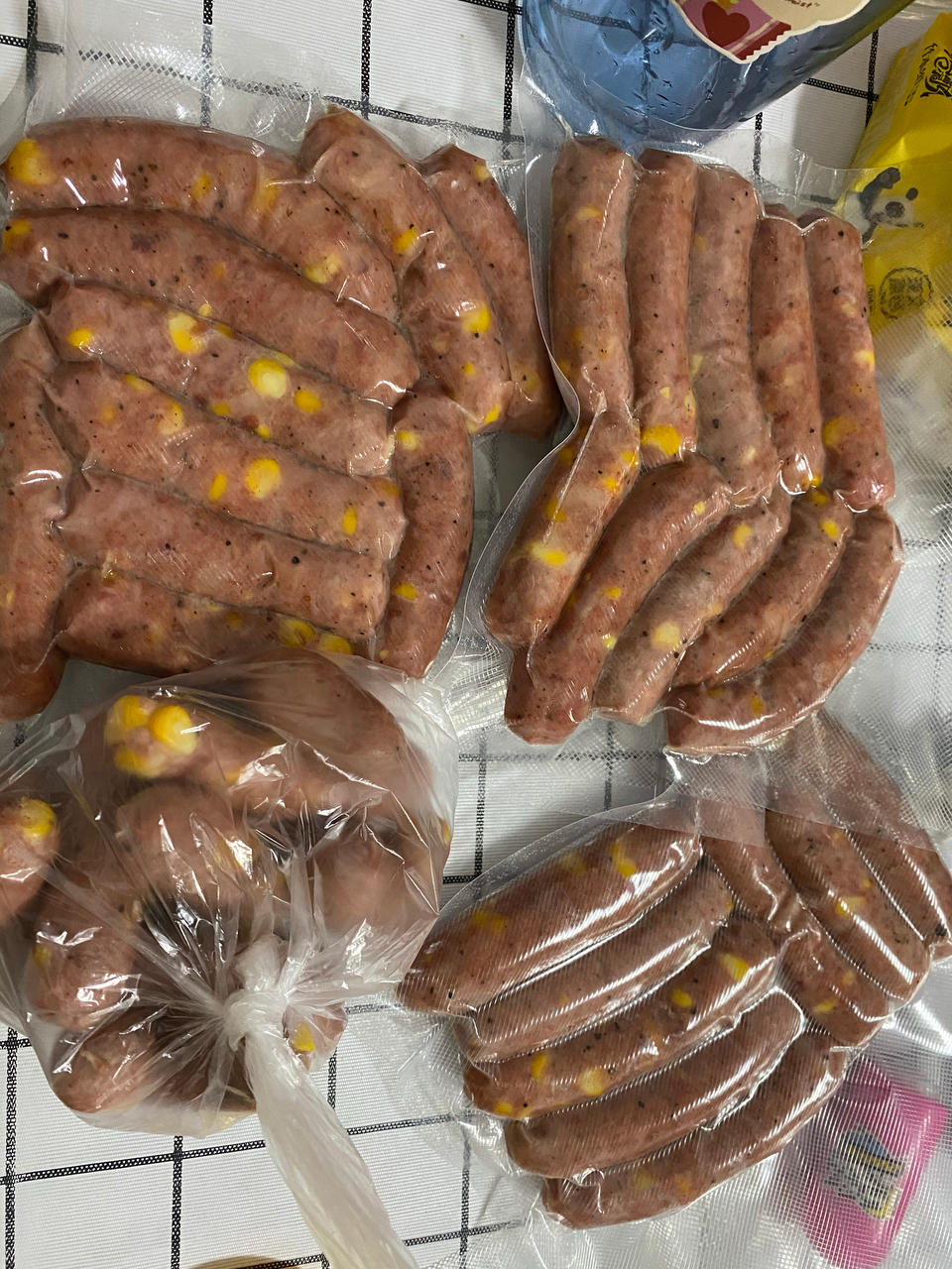 脆皮肠、烤肠、QQ肠、玉米肠