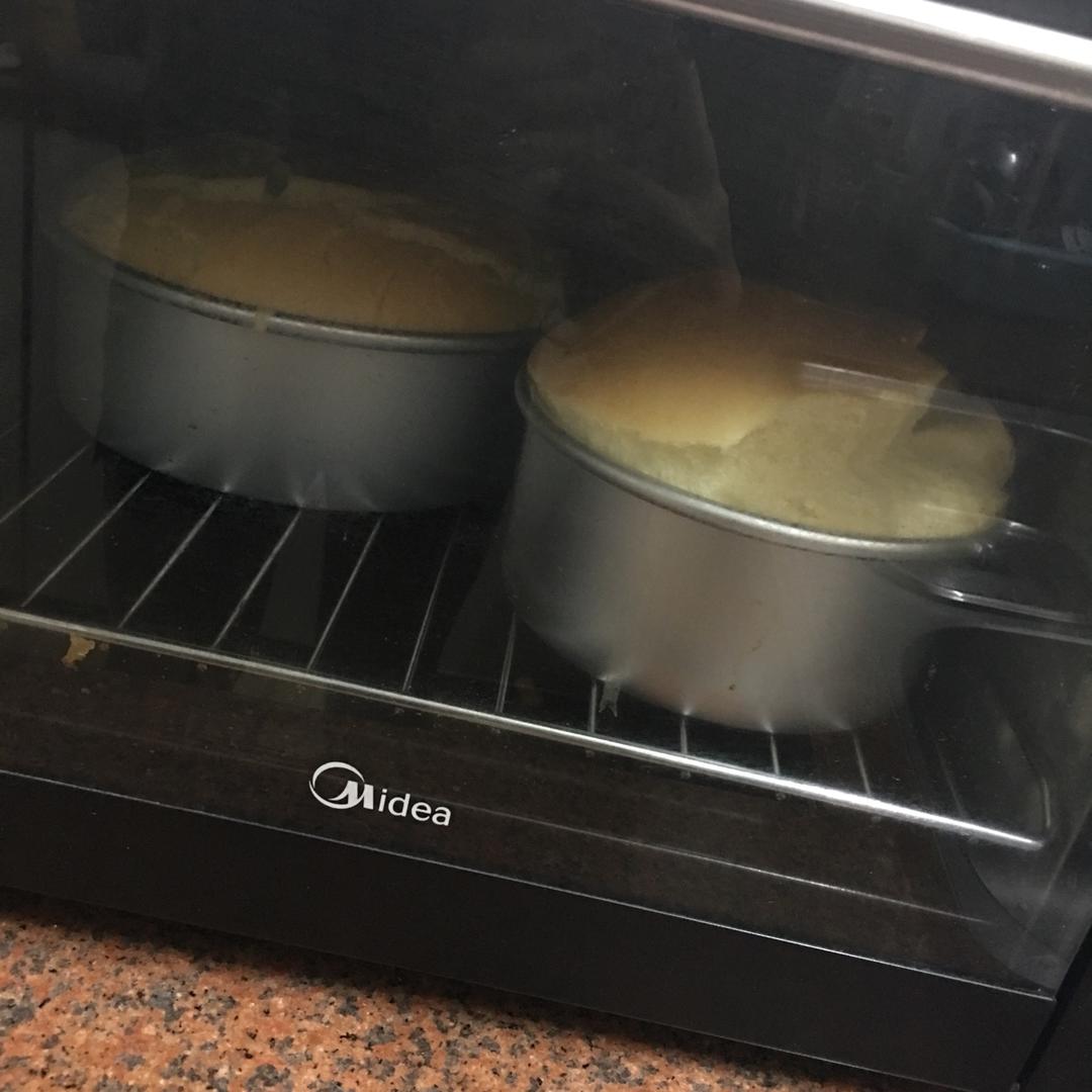 戚风蛋糕（不回缩，裱花打底首选）
