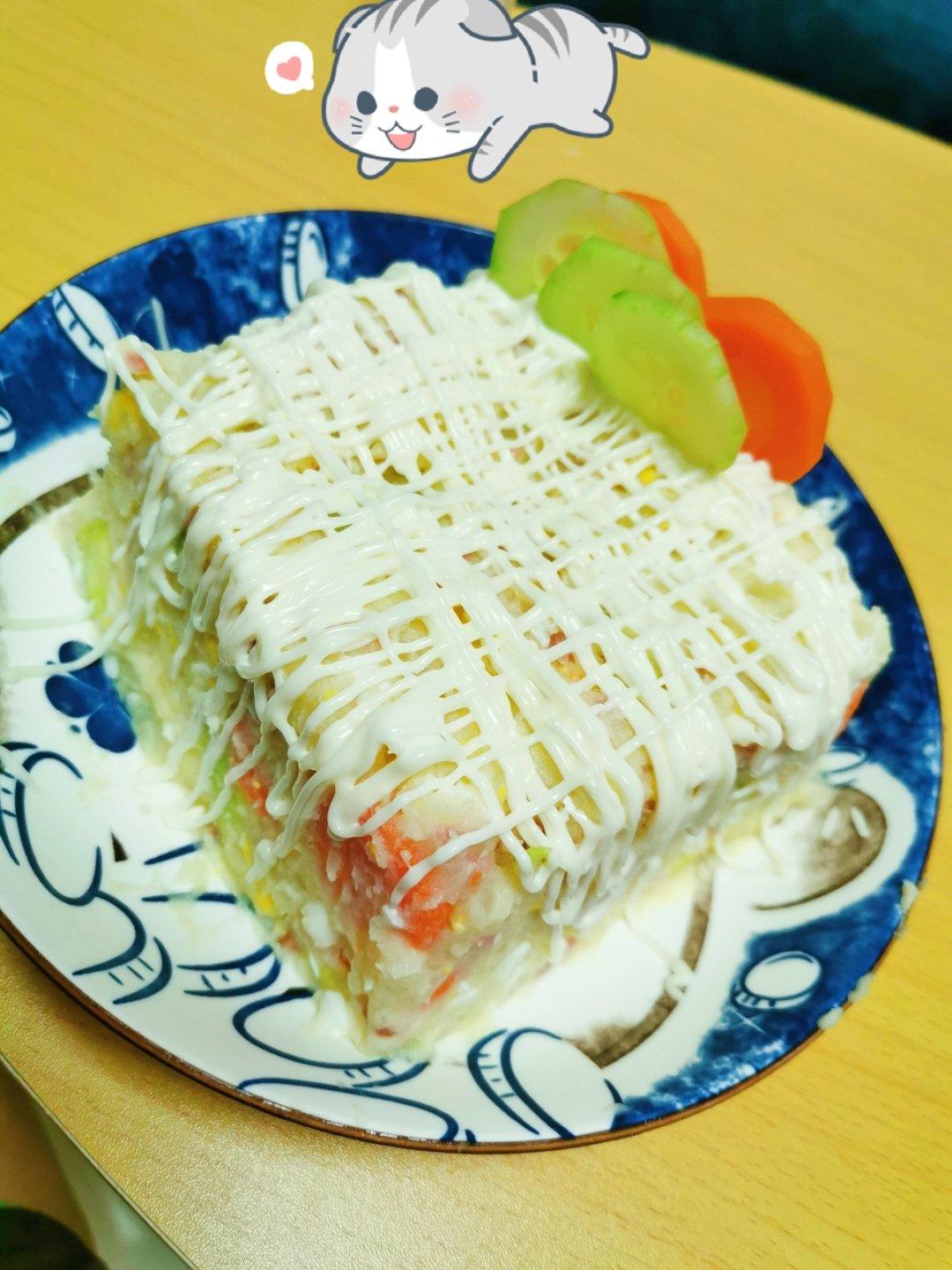 厨艺小白假装有好手艺的土豆泥沙拉