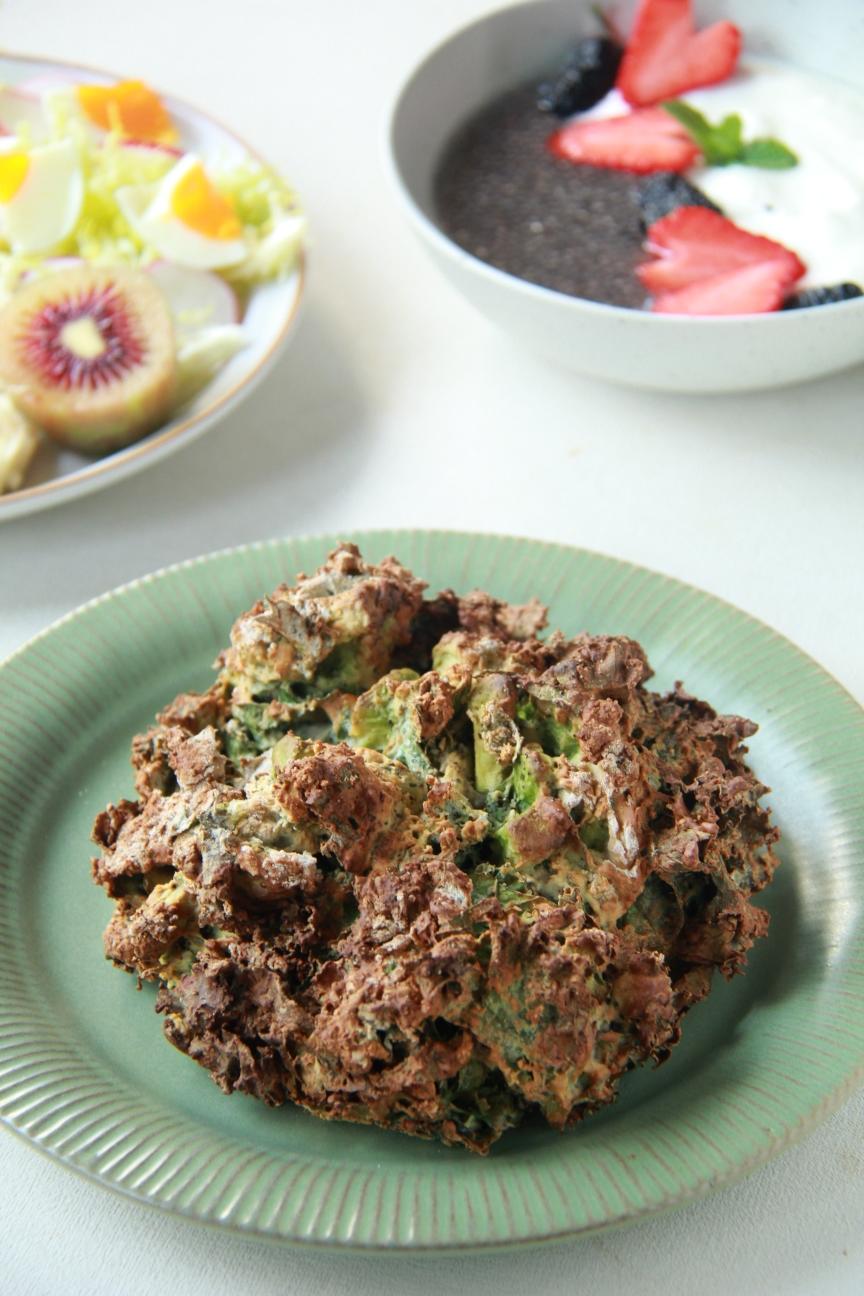 羽衣甘蓝牛油果丹波面包 无糖无油