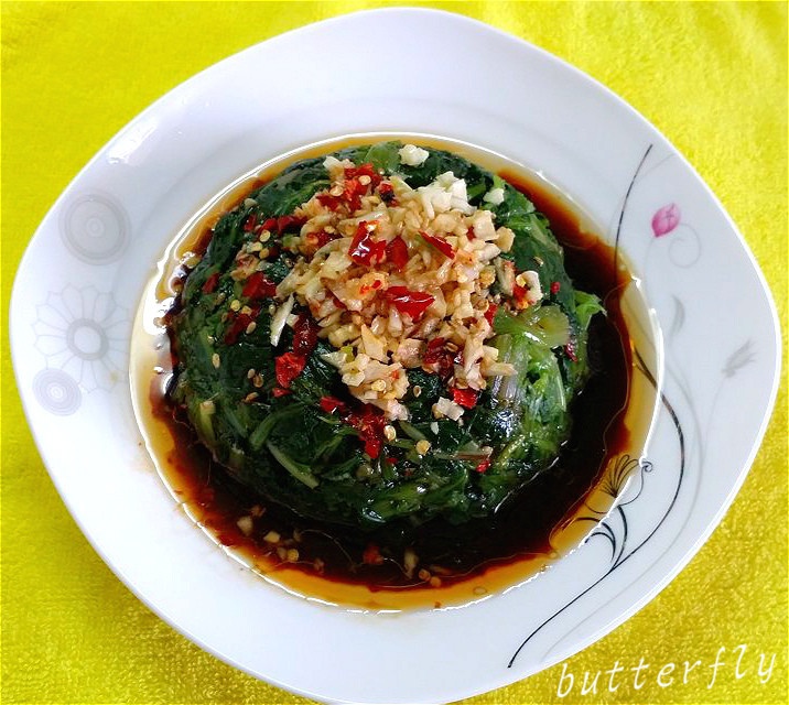 凉拌菠菜粉丝