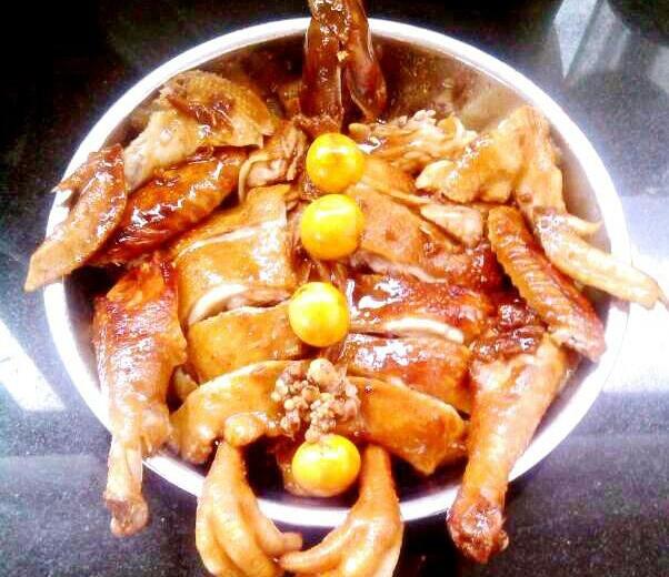 电饭锅焖三黄鸡的做法