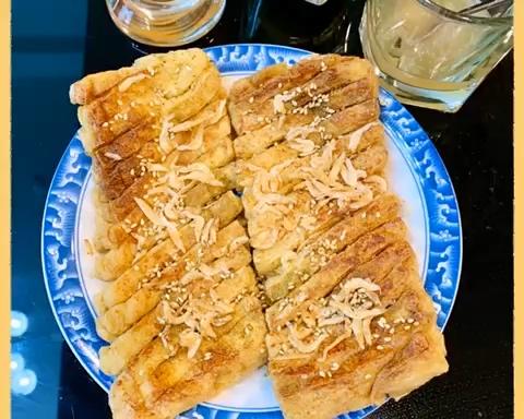 ⭐️香煎虾皮豆腐串⭐️的做法