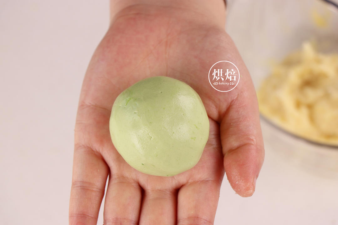 清明网绿榴莲青团 冰激凌口感超过瘾!的做法 步骤16