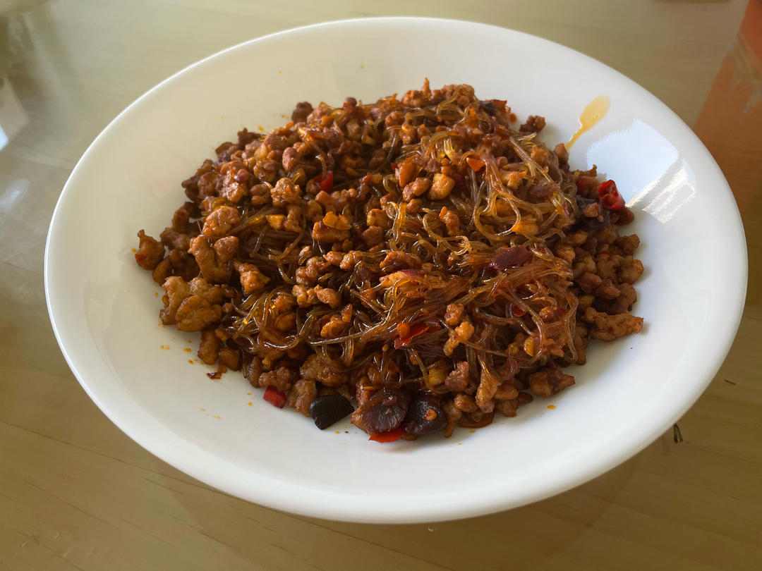 蚂蚁上树——肉末粉条的完美结合