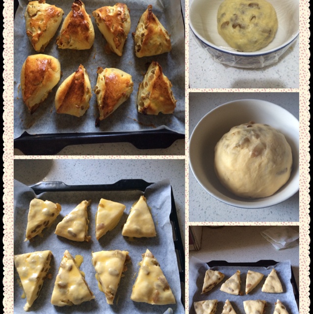 葡萄干司康（酵母版）