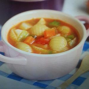 蔬菜意面浓汤的做法 步骤3