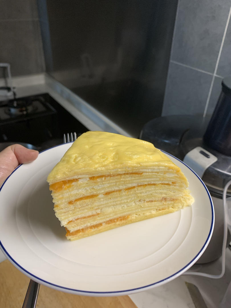 零基础做芒果千层蛋糕（8寸）