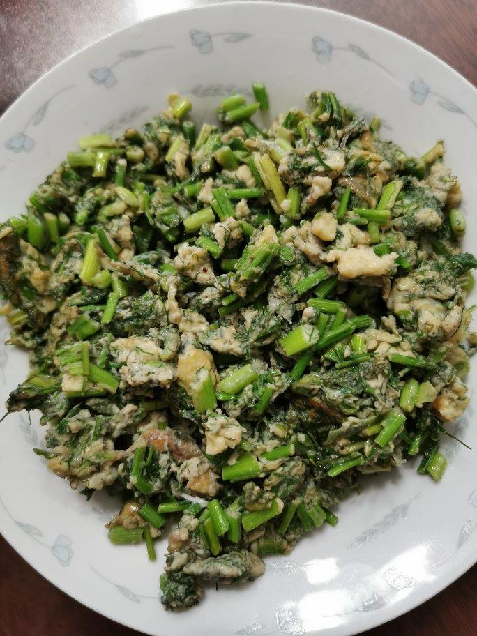 anthea428做的茴香炒鸡蛋74小时候的味道