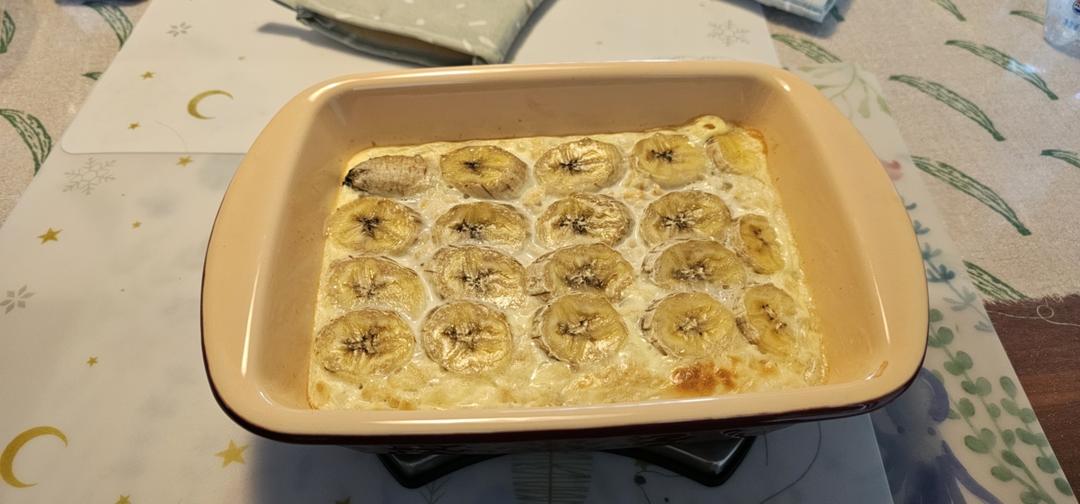 「低脂早餐」香蕉牛奶烤燕麦