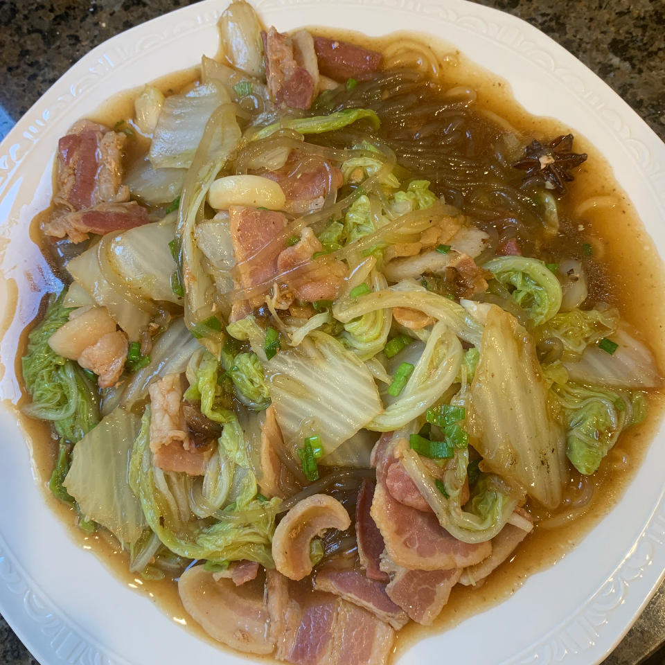 猪肉白菜炖粉条