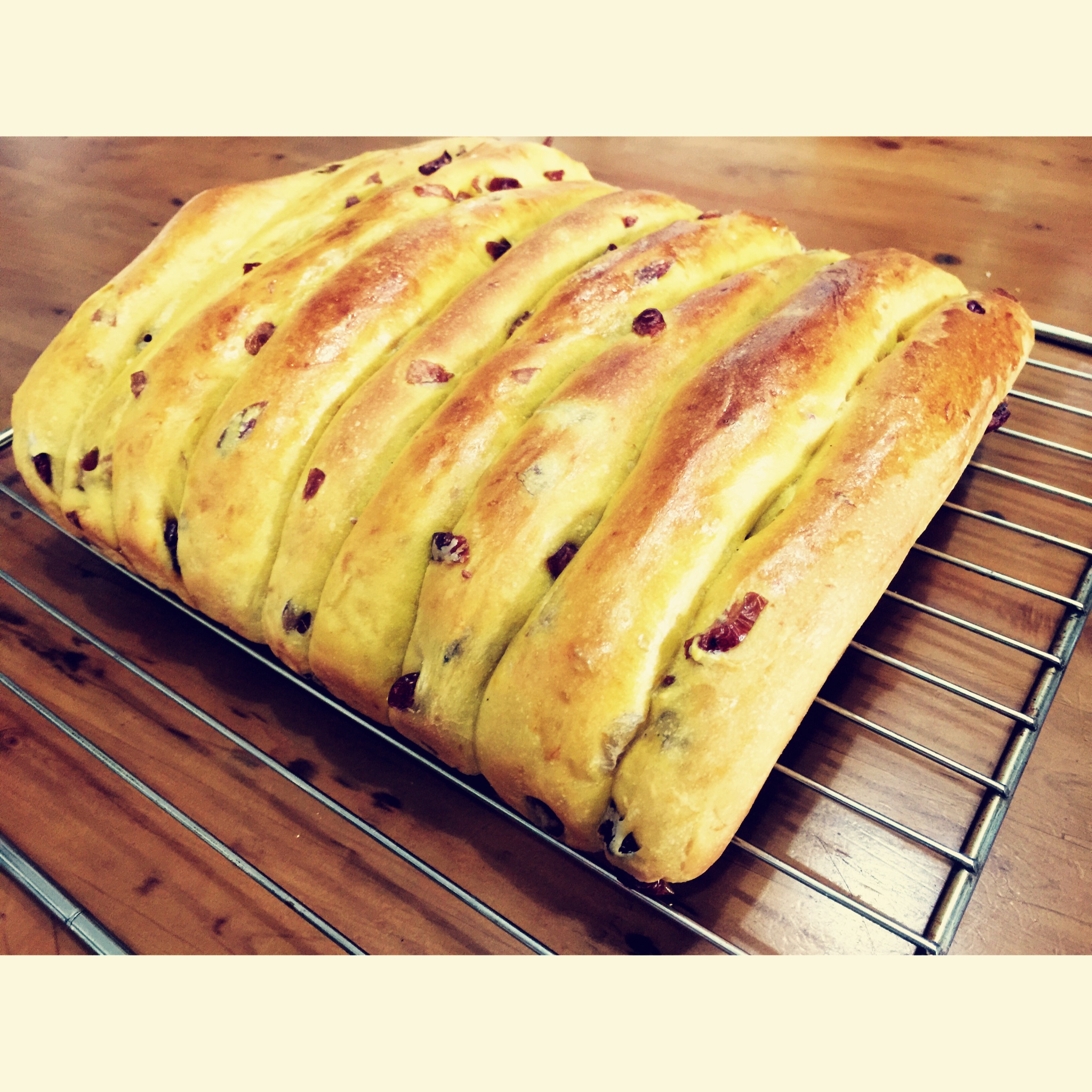 南瓜蔓越梅排包（爱和自由版）