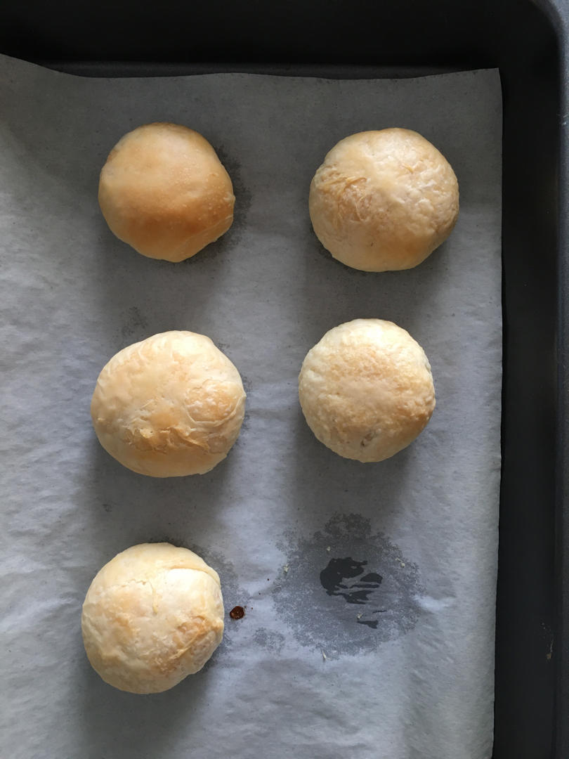 传统苏式鲜肉月饼(大包酥)皮薄肉大酥掉渣简单易操作『附视频』平底锅、烤箱等4种做法