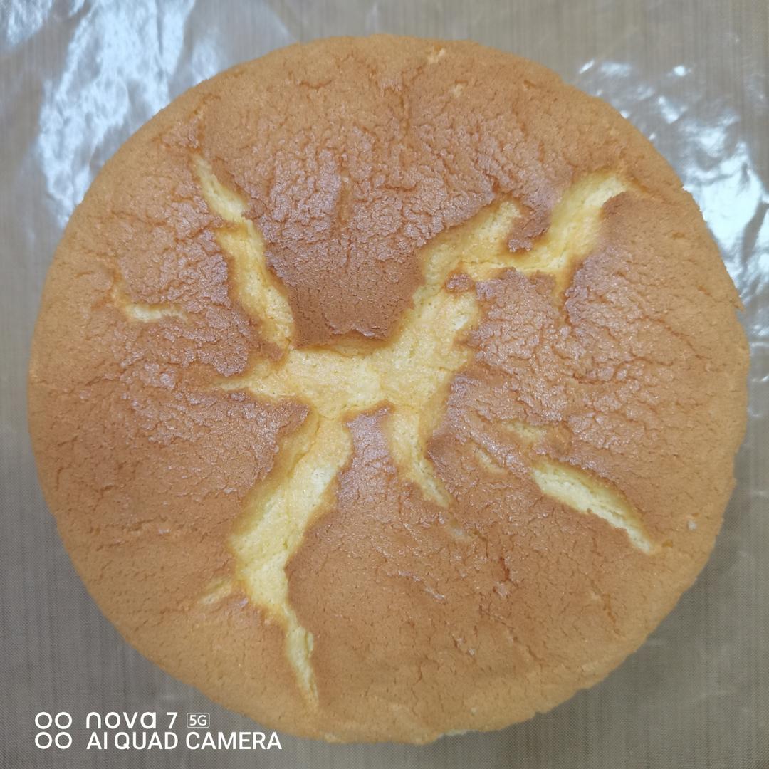 超柔软6寸戚风蛋糕(附8寸配方)零失败 超详细‼️含操作视频