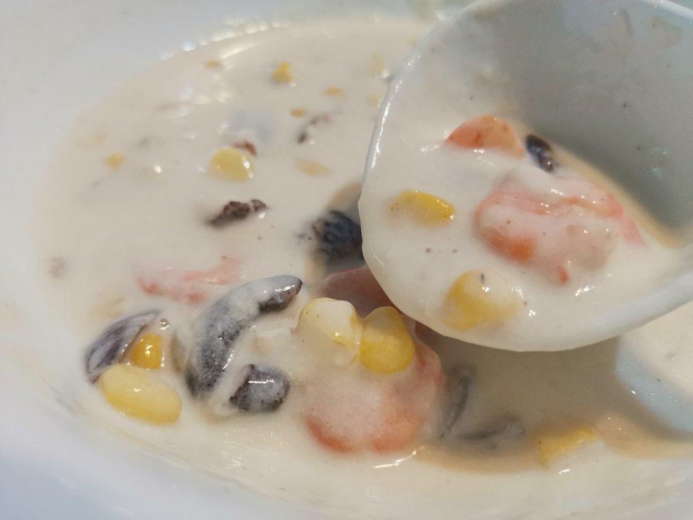 奶油蘑菇汤 一人份牛奶版