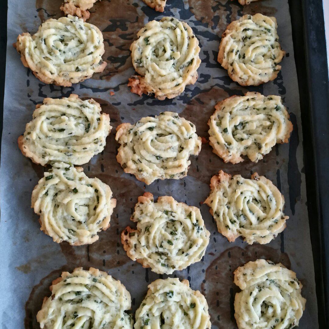 葱香曲奇——酥脆的咸味饼干