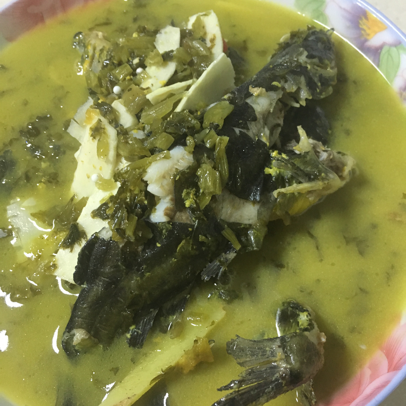 黄刺鱼炖豆腐