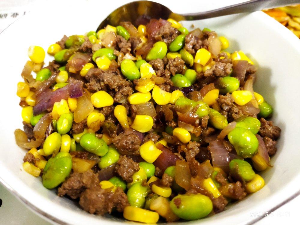 【15分钟快手菜】牛肉末炒杂蔬