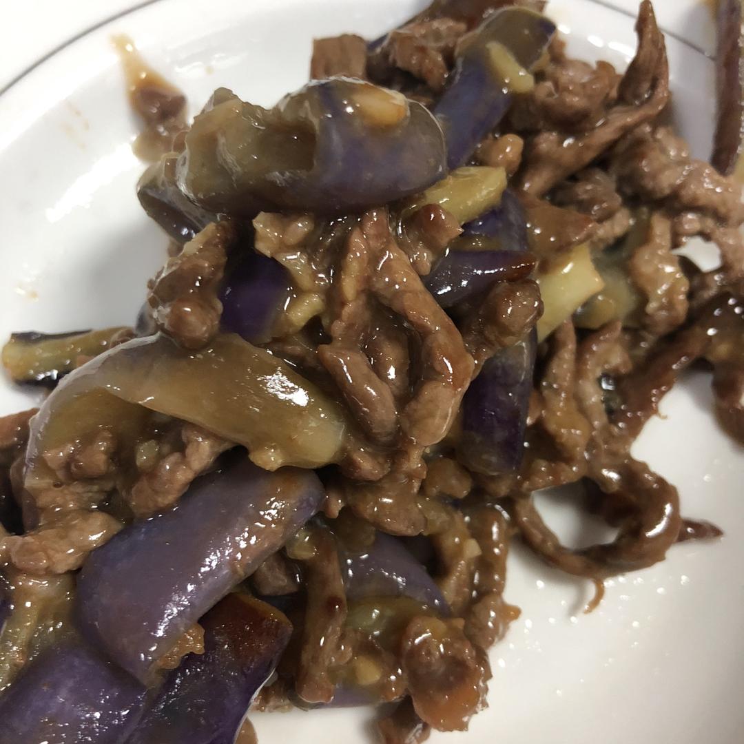 红烧肉沫茄子
