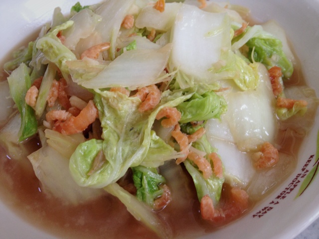 虾米炒白菜