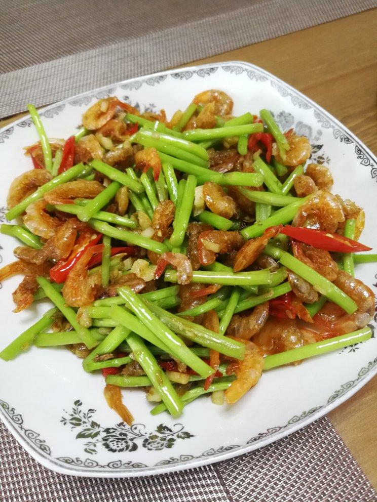 芦蒿炒虾仁