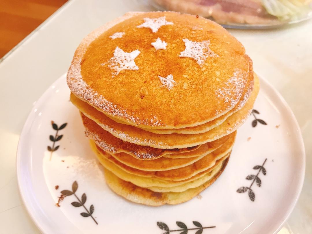 江米团脑袋幸福做的玉米松饼