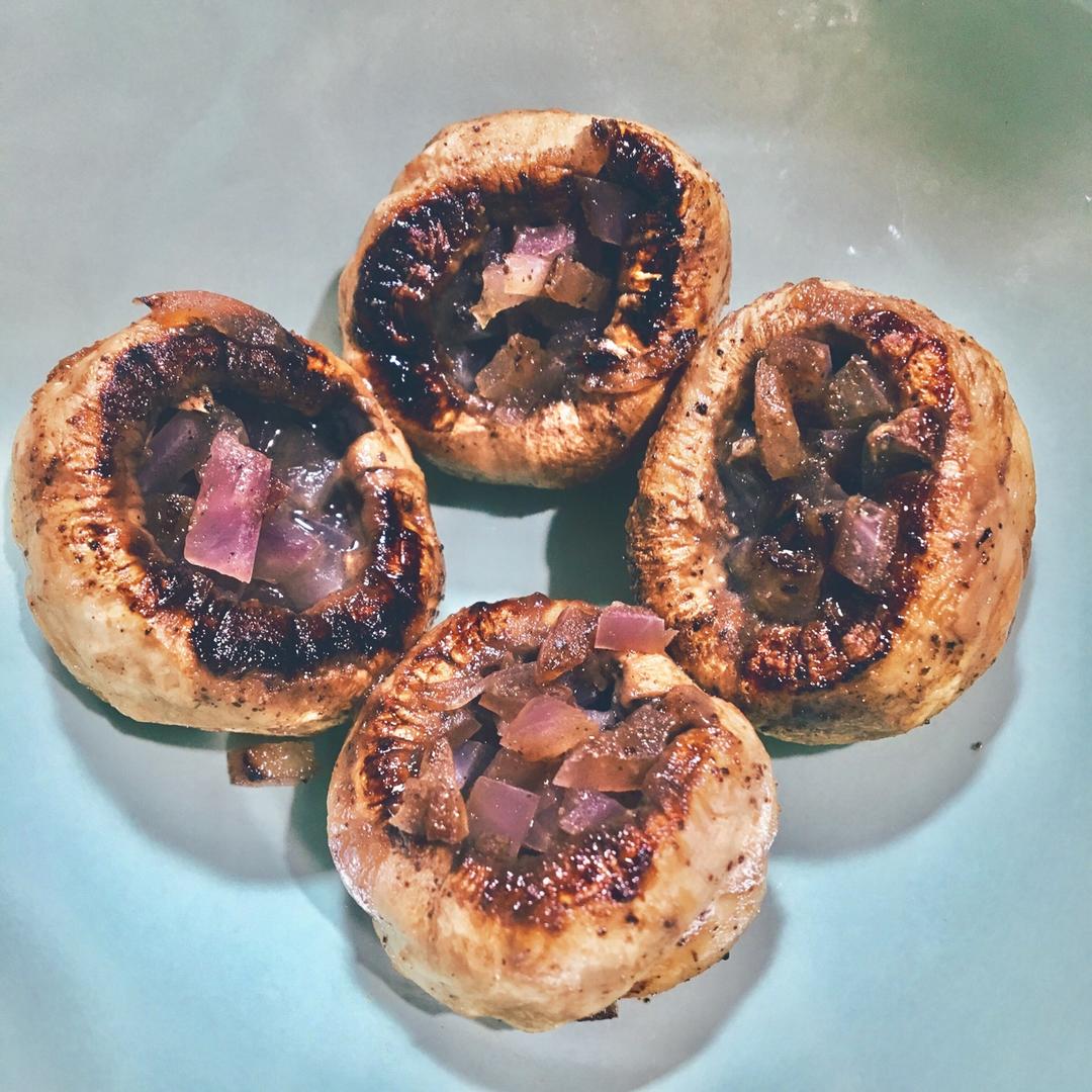 保留最原始鲜味儿的煎口蘑