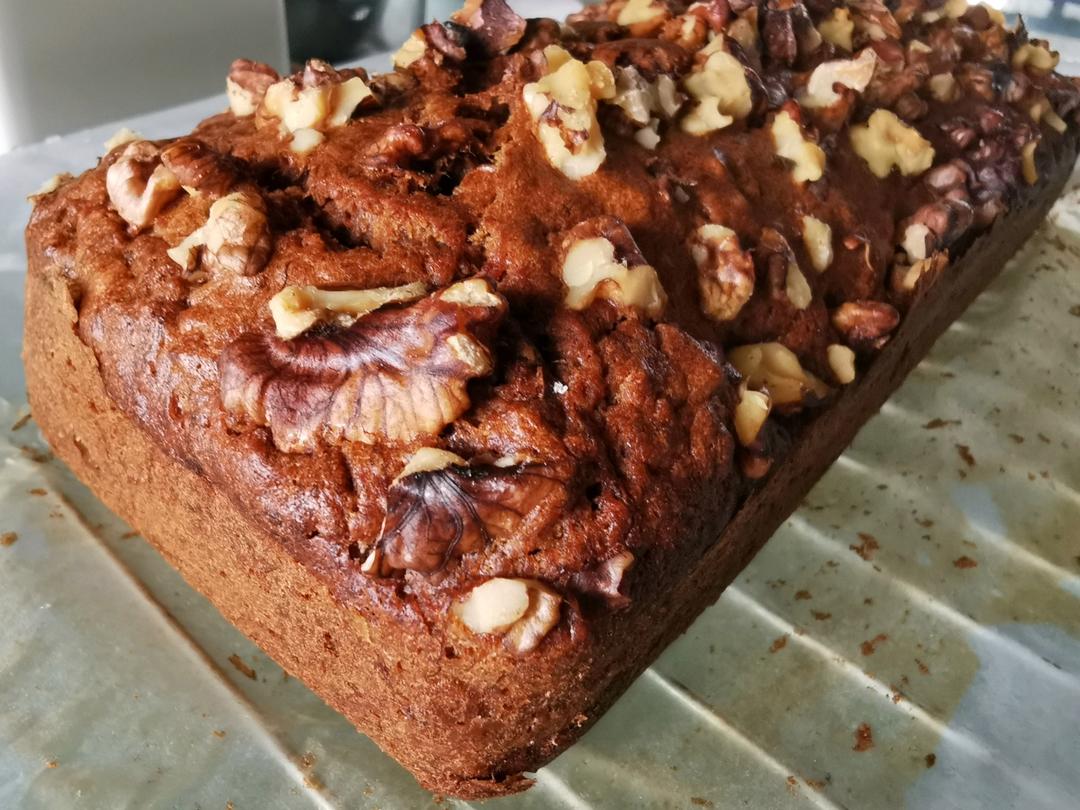 香蕉核桃磅蛋糕 Banana & Walnut Pound Cake