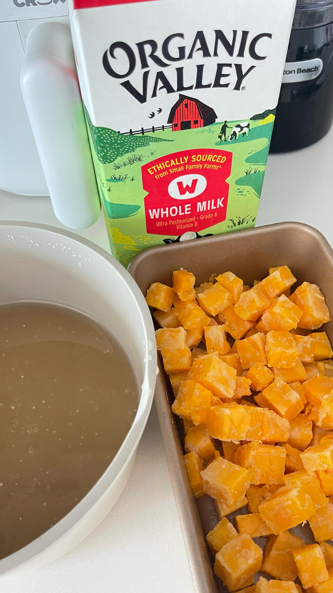 纯奶手撕吐司的做法 步骤1