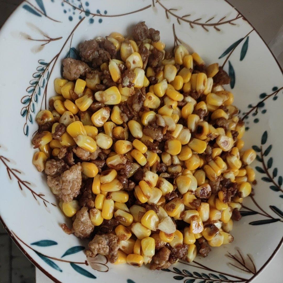 肉丁玉米炒（蚝油版）