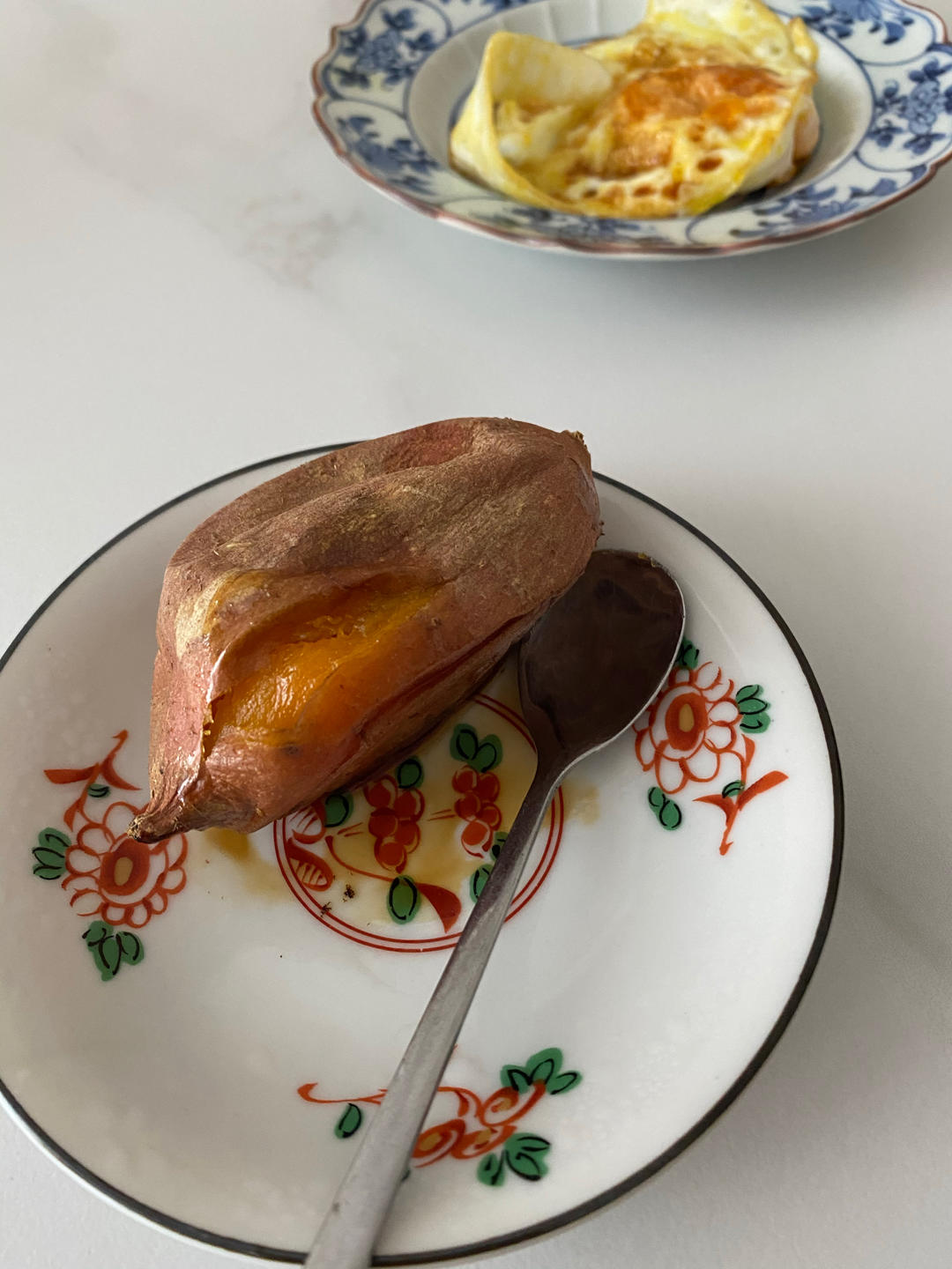 【糯唧唧的烤红薯】糖油四溢皮肉分离外糯里嫩吸溜着吃！