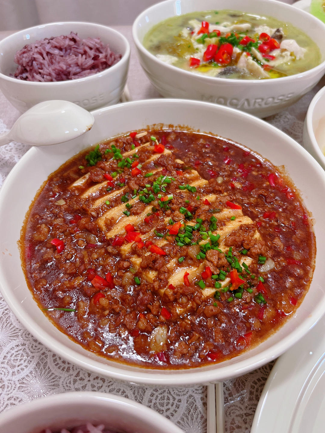 麻婆过桥豆腐