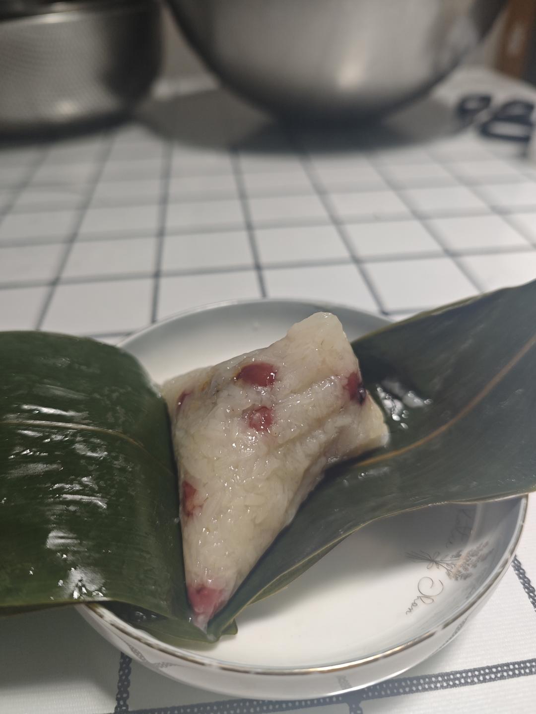 小枣红豆粽
