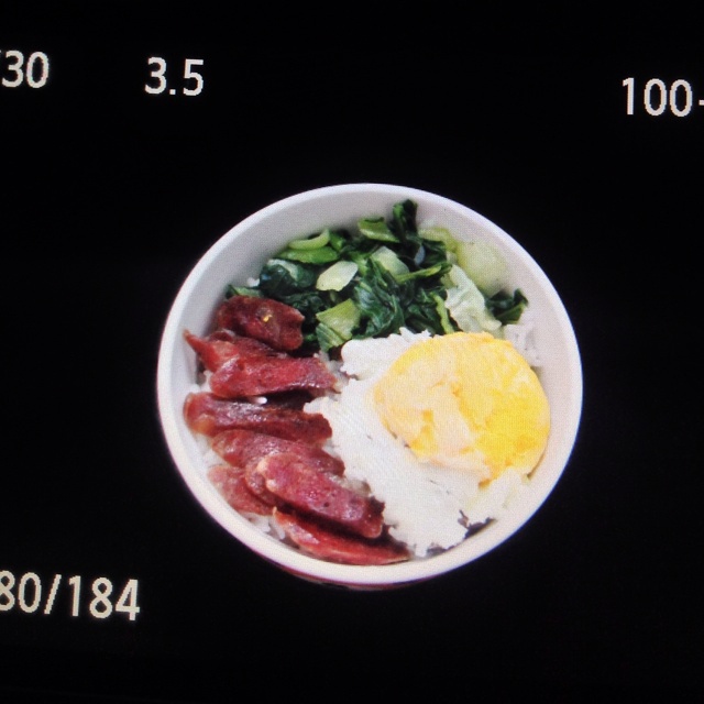 电饭锅版腊肠煲仔饭