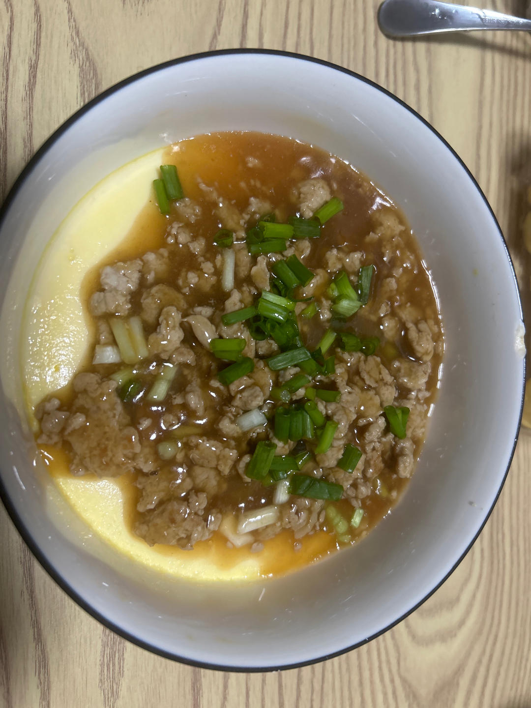 比布丁还要嫩，老少皆宜的肉沫蒸蛋
