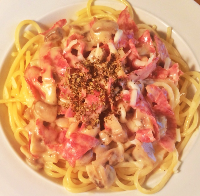 奶油培根意大利面（spaghetti）