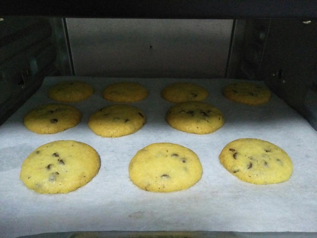 巧克力豆曲奇（黄糖版）