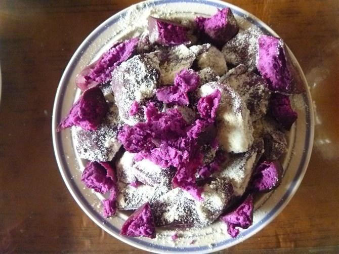 奶香紫薯的做法