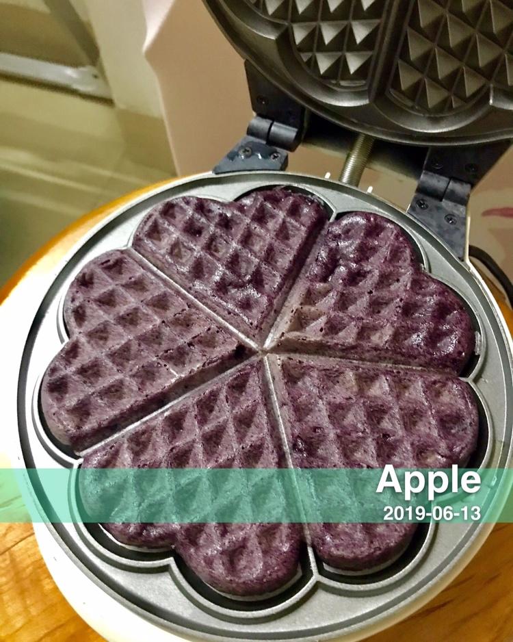 黑香米华夫饼