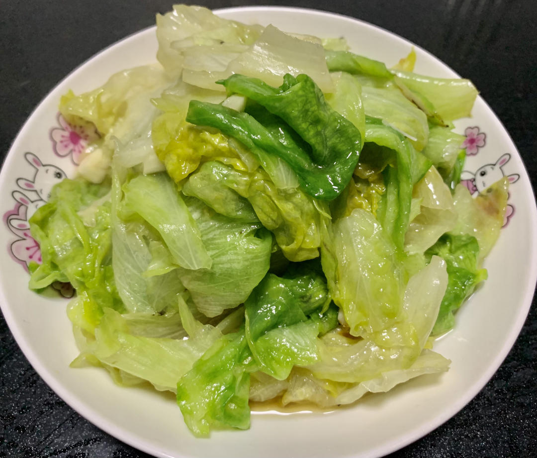 清炒圆生菜超简单的全部作品