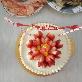 《Tinrry+》草莓奶油蛋糕（8寸配方）