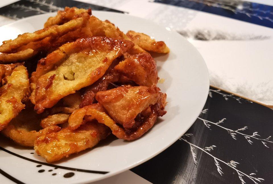 酥黄菜（拔丝鸡蛋）