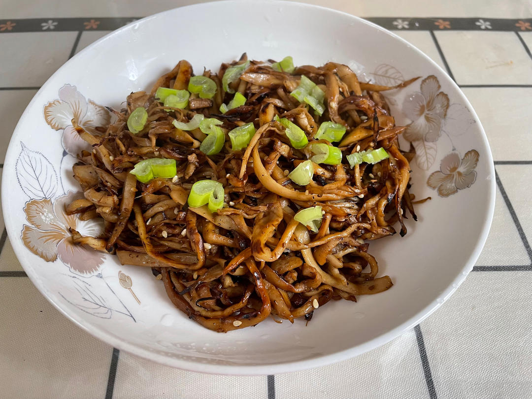 越嚼越香‼️比肉还要好吃👉干煸孜然杏鲍菇