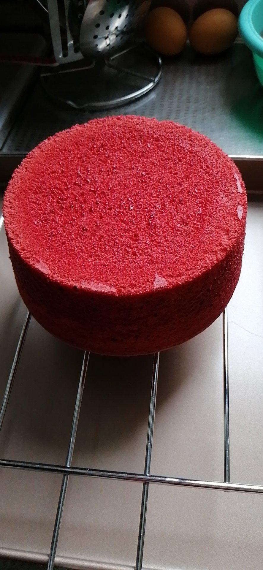 暖心红丝绒蛋糕［6寸绵软戚风版 ］