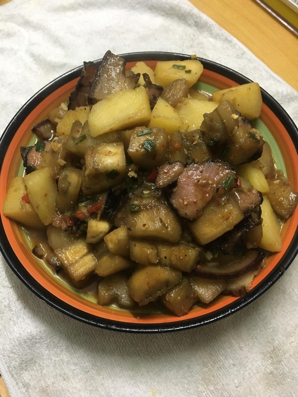 土豆炖茄子