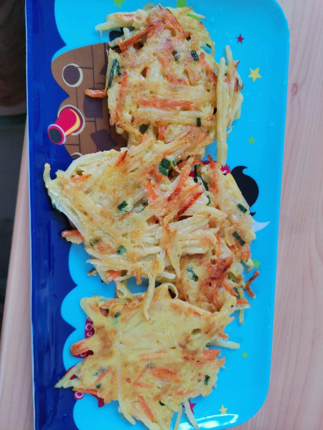 免揉面好吃到爆土豆火腿饼