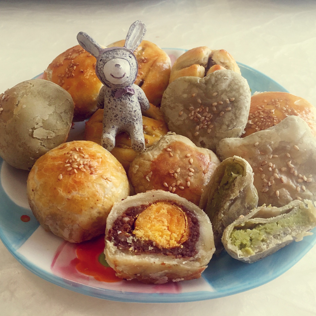 酥皮绿豆饼   酥得掉渣渣