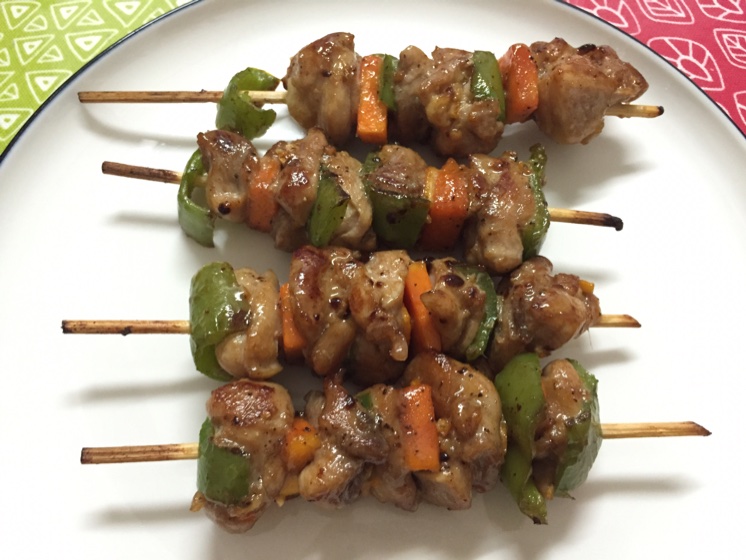 酱烤鸡肉串