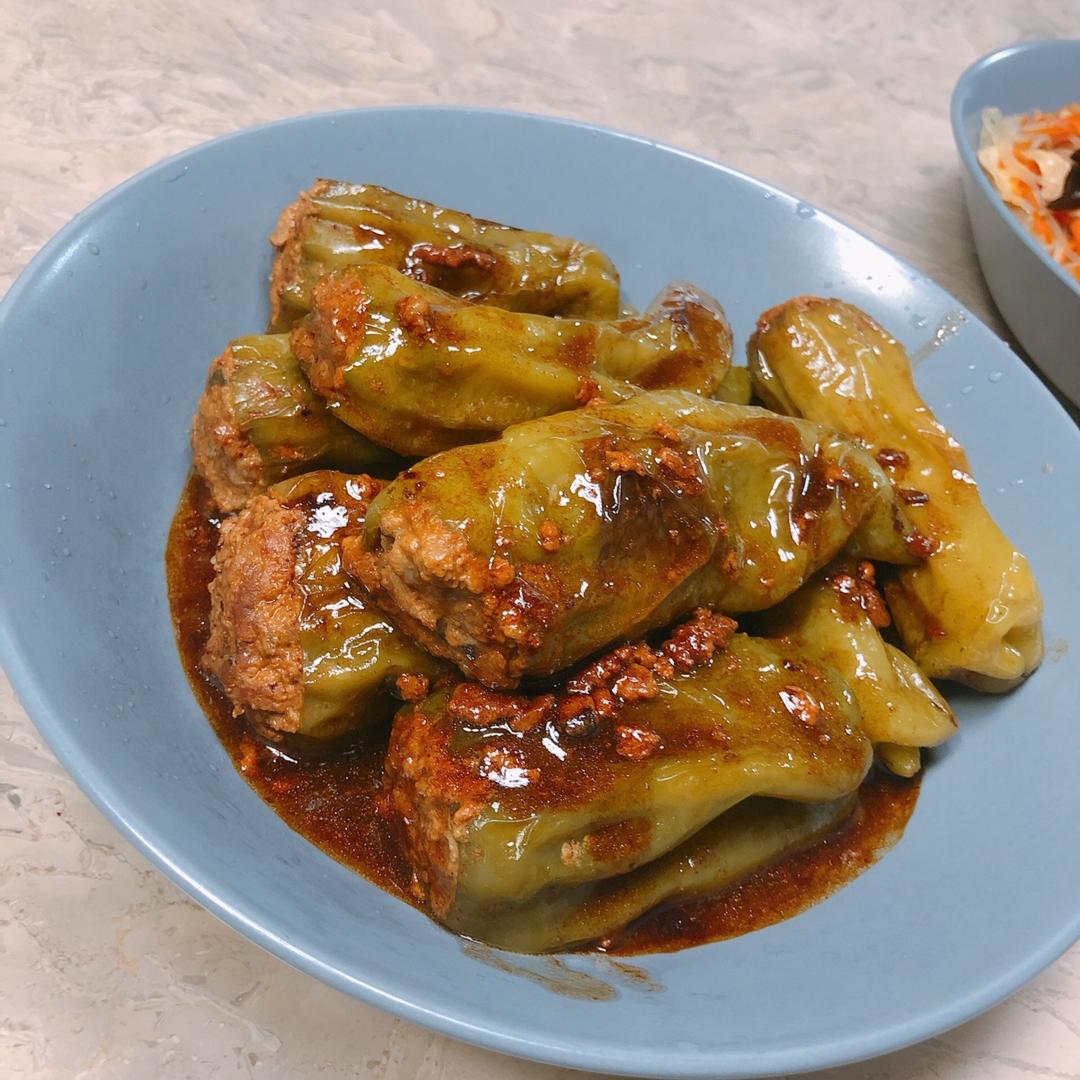 下饭菜肴--青椒酿肉