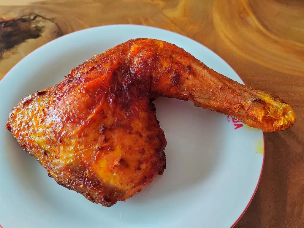 巨简单的咖喱海盐烤鸡腿